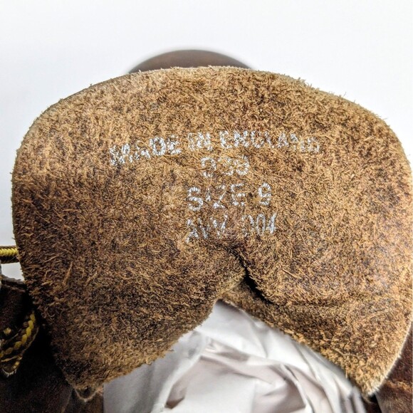 Vintage Dr Martens Boots 939 Ben US Men 9 EU 39 Brown Leather England 90s Y2K - Picture 10 of 10